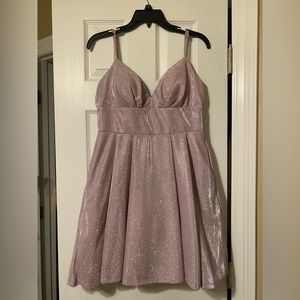 Lavender homecoming dress
